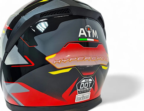 Изображение товара Мотошлем AiM JK526 / 526-013-XS (XS, Red/Grey/Black)