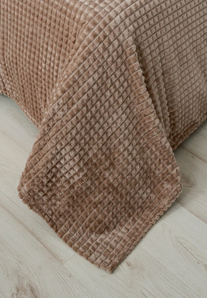 Изображение товара Плед Павлина Skandi Кубики 150x200 (бежевый)