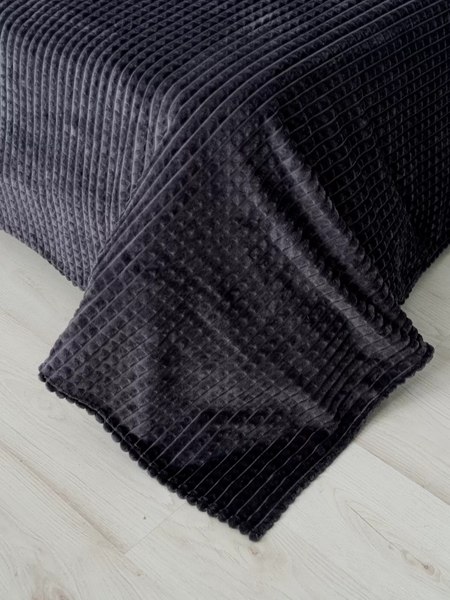 Изображение товара Плед Павлина Skandi Кубики 150x200 (графит)