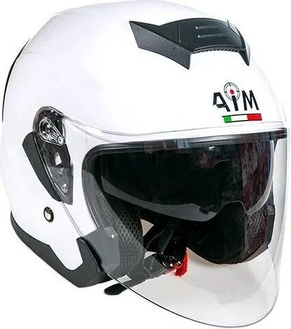 Изображение товара Мотошлем AiM JK526 / 526-007-XS (XS, White Glossy)
