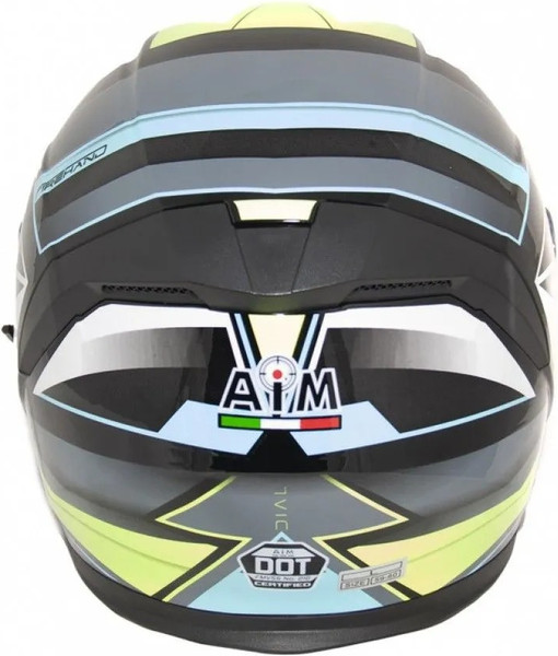 Изображение товара Мотошлем AiM JK526 / 526-014-M (M, Yellow/Grey/Black)