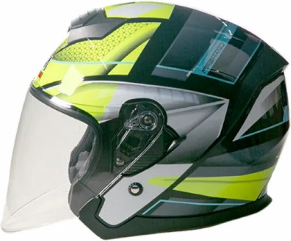 Изображение товара Мотошлем AiM JK526 / 526-014-M (M, Yellow/Grey/Black)
