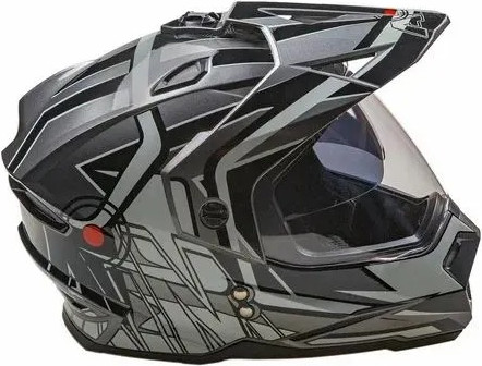 Изображение товара Мотошлем AiM JK802S / 802-024-XL (XL, Black/Grey/White)