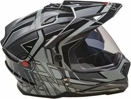 Изображение товара Мотошлем AiM JK802S / 802-024-XXXL (XXXL, Black/Grey/White)