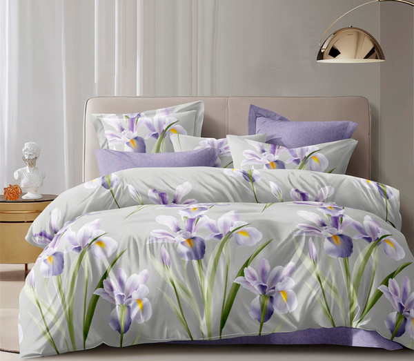 Изображение товара Комплект постельного белья Реноме 2сп Оливковая коллекция. Простыня на резинке УУ 6844 (поплин)