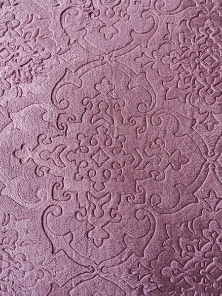 Изображение товара Плед Павлина Skandi Тиснение 150x200 (темно-розовый)