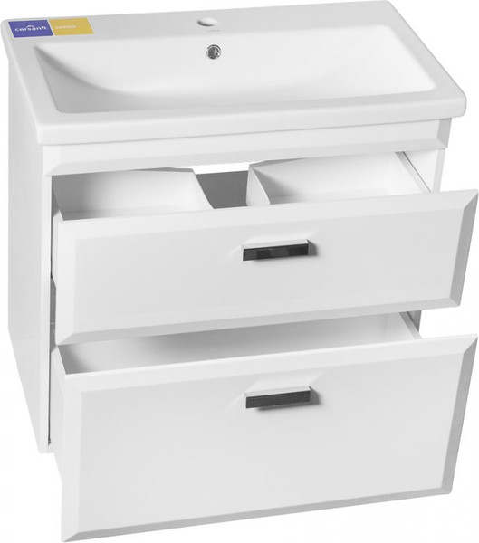 Изображение товара Тумба под умывальник Style Line Лотос 80 (подвесная, для квадратной раковины, белый)