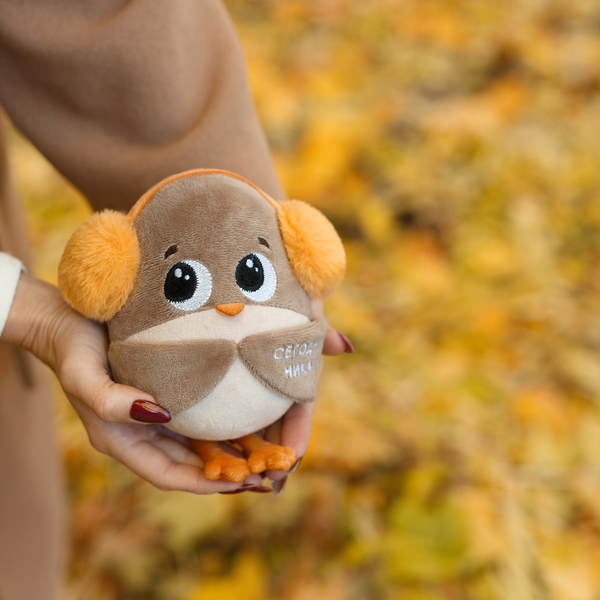 Изображение товара Мягкая игрушка Мякиши Воробушек / 939