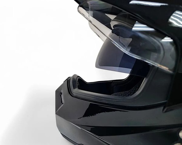 Изображение товара Мотошлем AiM JK802 / 802-001-XXL (XXL, Black Glossy)