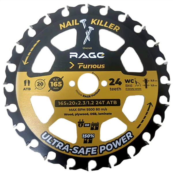 Изображение товара Пильный диск Vira Furious Wood&Nails / 594248