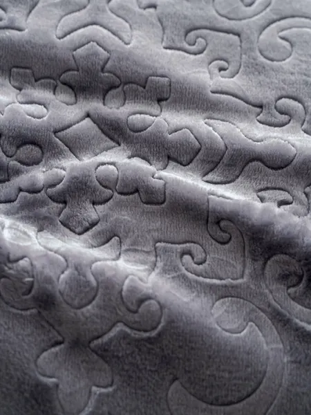 Изображение товара Плед Павлина Skandi Тиснение 200x220 (серый)