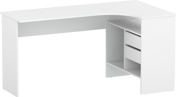 Изображение товара Компьютерный стол Woodville СПм-25 правый / 445865 (белый)