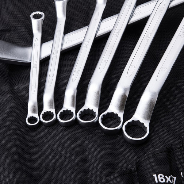 Изображение товара Набор ключей Deli EDL150012A (12шт, серебристый)