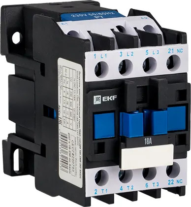 Изображение товара Пускатель магнитный EKF Basic ПМЛ-1161ДМ 18А 230В / pml-s-18-230-nc-basic