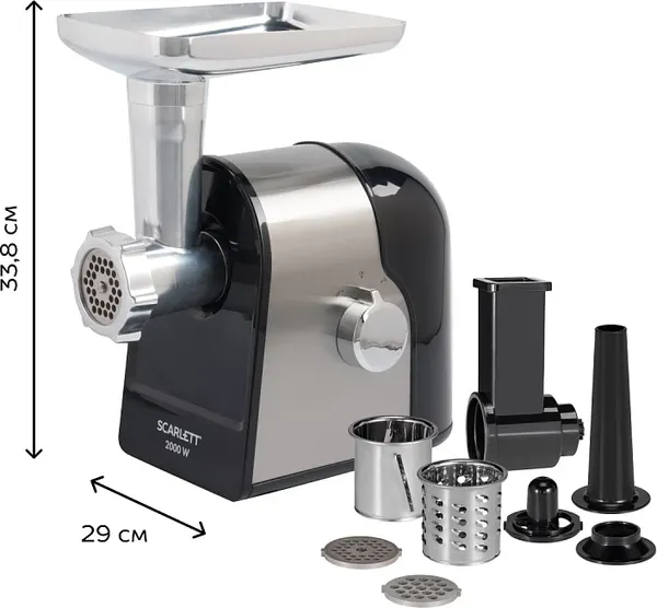 Изображение товара Мясорубка электрическая Scarlett SC-MG45M31 (черный)