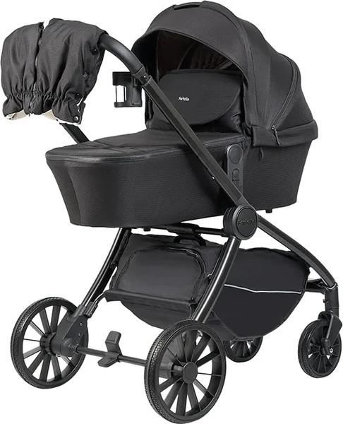 Изображение товара Детская универсальная коляска Farfello Baby Shell 2025 3в1 / BBS-011 (черный)
