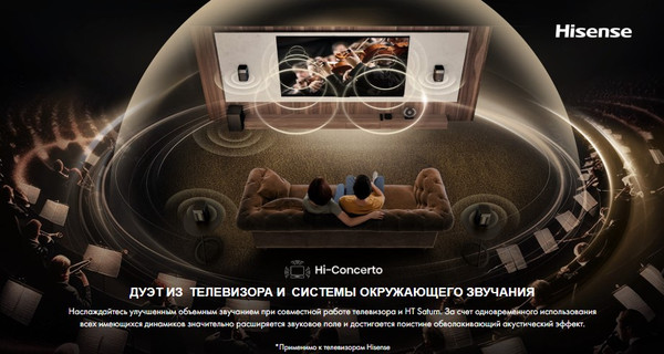 Изображение товара Звуковая панель (саундбар) Hisense HT Saturn (черный)