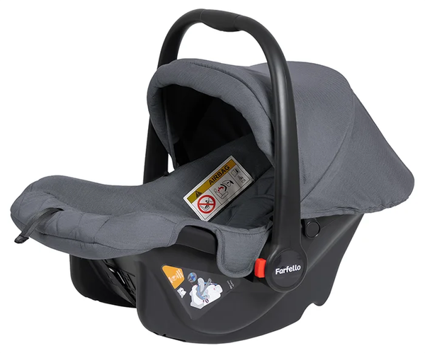 Изображение товара Детская универсальная коляска Farfello Baby Shell 2025 3в1 / BBS-014 (серый)