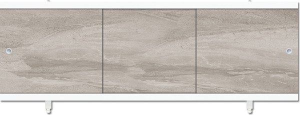 Изображение товара Экран для ванны МетаКам Монолит-М 1.68 (камень коричневый)