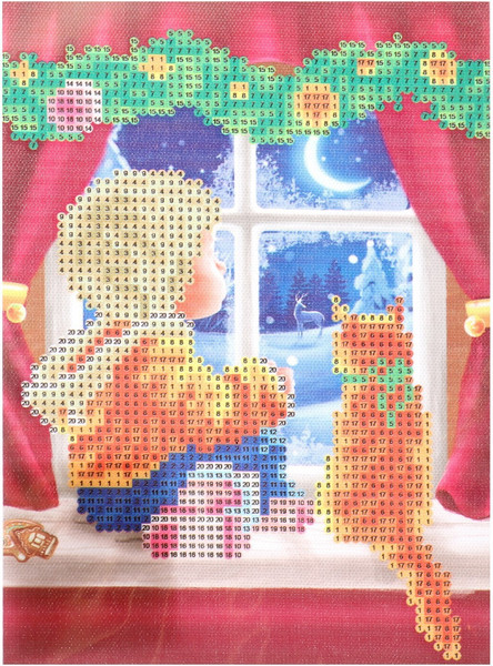 Изображение товара Набор алмазной вышивки Школа талантов Алмазная мозаика на новый год Уюта в доме / 4963048