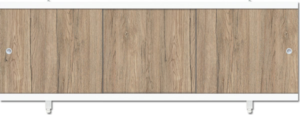 Изображение товара Экран для ванны МетаКам Монолит-М 1.68 (орех светлый)