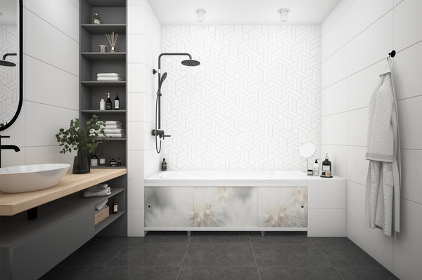 Изображение товара Экран для ванны МетаКам Монолит-М 1.68 (серо-бежевый)