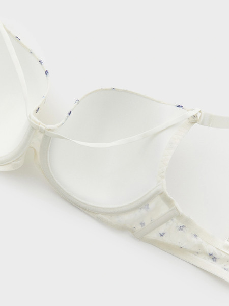Изображение товара Бюстгальтер Mark Formelle 512556 (р.85C, цветочки на молочном)