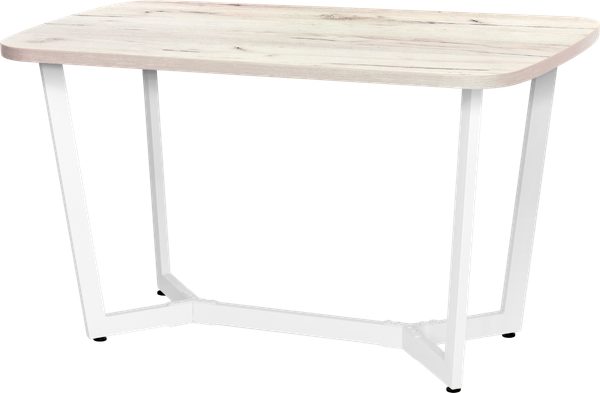 Изображение товара Обеденный стол Millwood Мюнхен 140х80 (дуб белый Craft/металл белый)