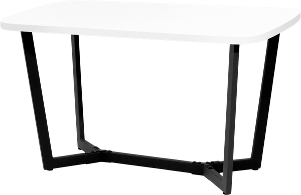 Изображение товара Обеденный стол Millwood Мюнхен 140х80 (белый/металл черный)