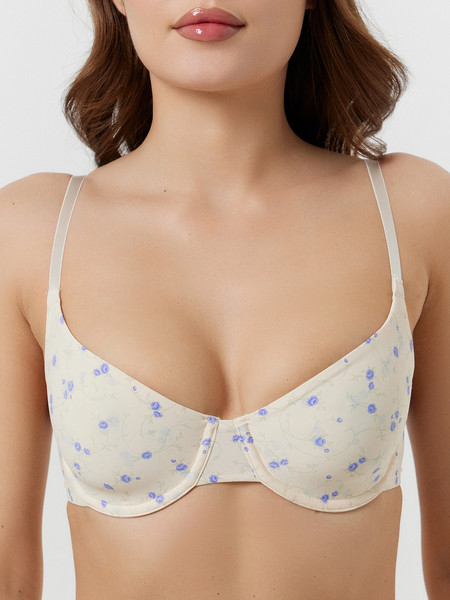 Изображение товара Бюстгальтер Mark Formelle 512566 (р.75B, цветочки на молочном)