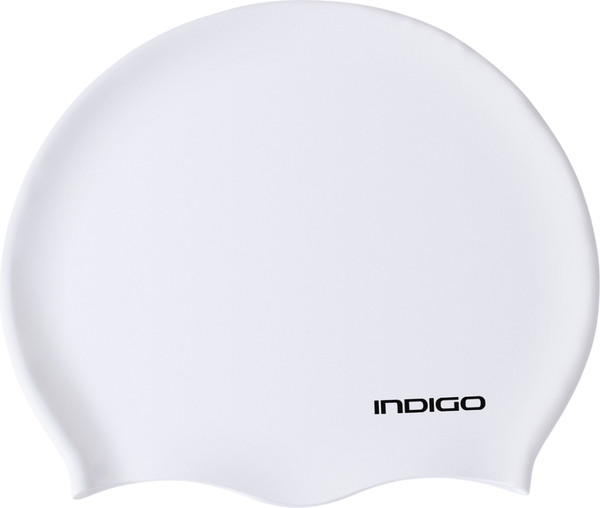 Изображение товара Шапочка для плавания Indigo Sport IN386 (р.55-60, белый)
