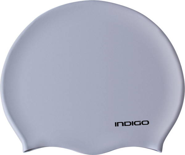 Изображение товара Шапочка для плавания Indigo Sport IN386 (р.55-60, серый)