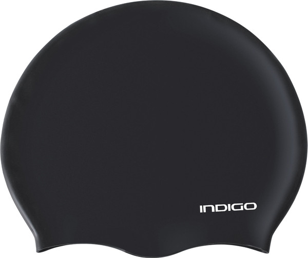 Изображение товара Шапочка для плавания Indigo Sport IN386 (р.55-60, черный)