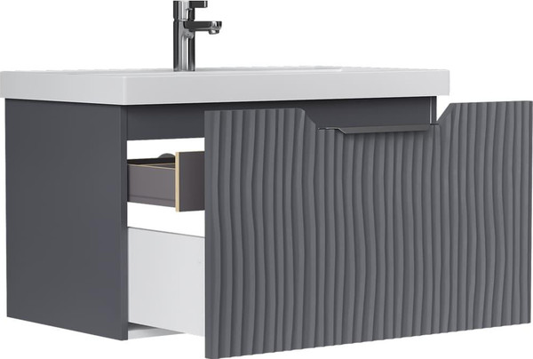 Изображение товара Тумба с умывальником EQUIL Mirage 80.1Y 78857 (подвесная)