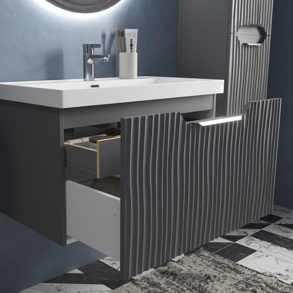 Изображение товара Тумба с умывальником EQUIL Mirage 80.1Y 78857 (подвесная)