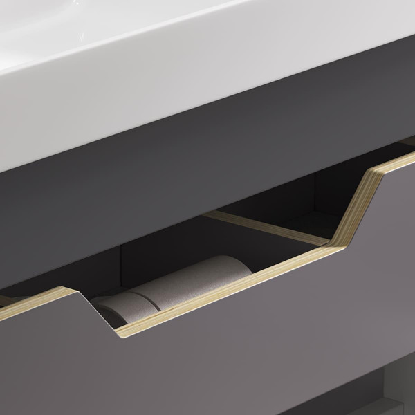 Изображение товара Тумба с умывальником EQUIL Mirage 80.1Y 78857 (подвесная)