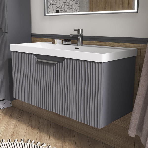 Изображение товара Тумба с умывальником EQUIL Mirage 100.1Y 78857 (подвесная)