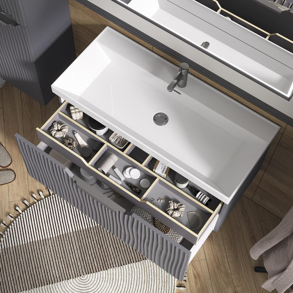 Изображение товара Тумба с умывальником EQUIL Mirage 100.1Y 78857 (подвесная)