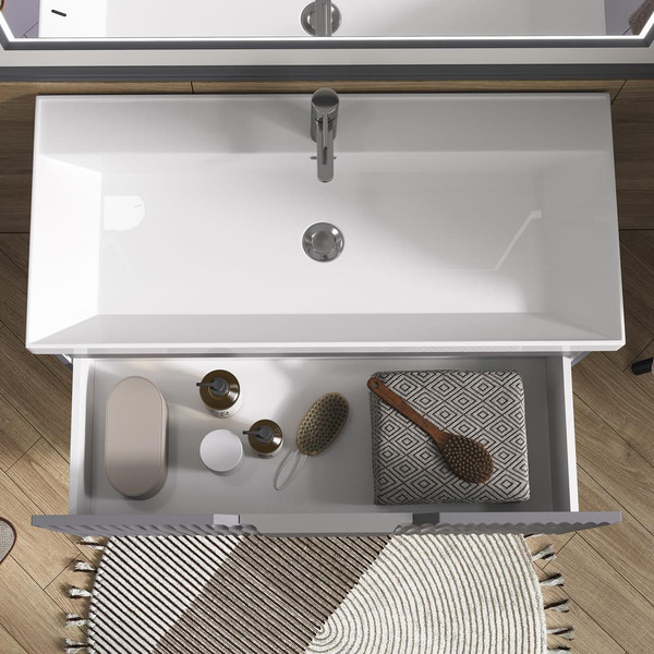 Изображение товара Тумба с умывальником EQUIL Mirage 100.1Y 78857 (подвесная)