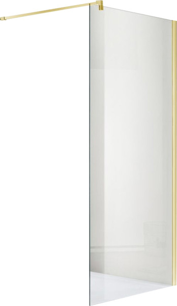 Изображение товара Душевая стенка Adema Реген 90 Walk-In (золото браш)