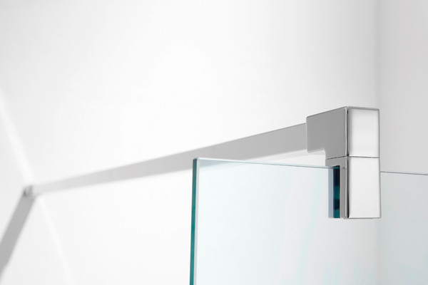 Изображение товара Душевая стенка Adema Реген 80 Walk-In (хром)