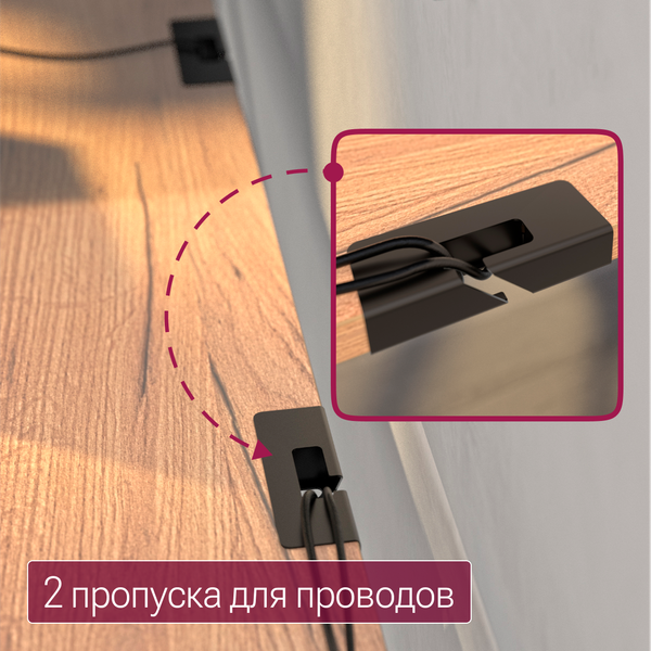 Изображение товара Компьютерный стол Millwood Бостон 160х80 (дуб золотой Craft/металл черный)