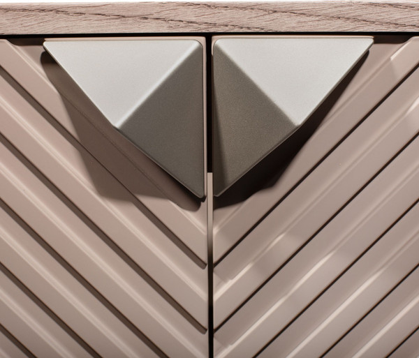 Изображение товара Тумба под умывальник Runo Андорра 70 (подвесная, кашемир серый/дуб какао)