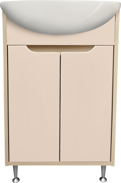 Изображение товара Тумба под умывальник Runo Эконова 50 (какао/бежевый)
