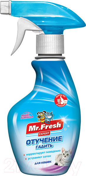 Изображение товара Средство для корректировки поведения животных Mr.Fresh Expert Отучение гадить для кошек / F407 (200мл)
