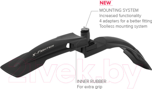 Изображение товара Крыло для велосипеда Polisport Rear X-Fighter / 8564600018