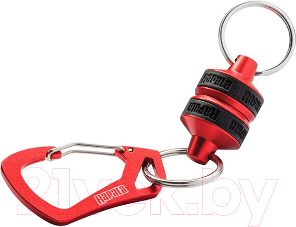 Изображение товара Карабин рыболовный Rapala RCDMRR (красный)