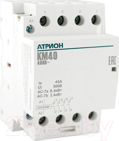 Изображение товара Контактор Атрион KM40-2-2NO