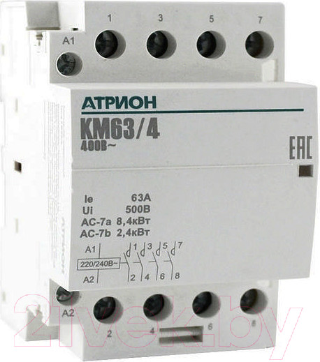 Изображение товара Контактор Атрион KM63-4-4NO