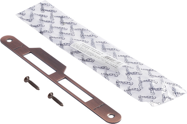 Изображение товара Ответная планка Нора-М 501.18 с заходом / 8562 (старая медь)